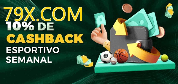 10% de bônus de cashback na 79X.COM